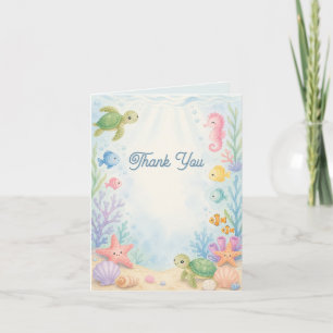 Sea You Soon Thank You Card