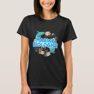 Sea Zoologist Ocean Student Science Marine Biologi T-Shirt