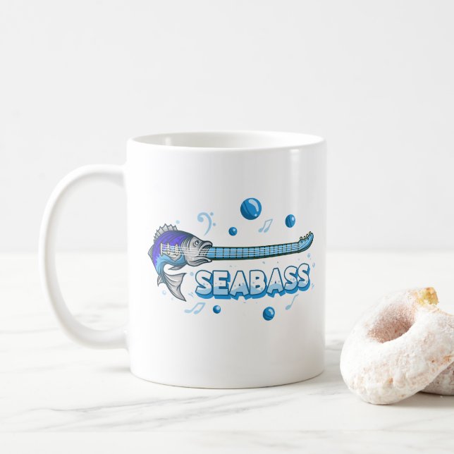 Seabass Coffee Mug (With Donut)