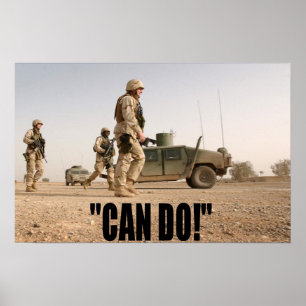 Seabees Can Do Poster