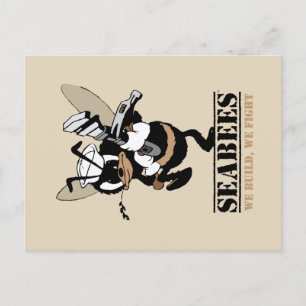 Seabees Nous construisons Nous combattons Carte Po