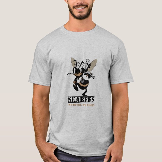 Seabees We build We Fight Mens Shirt (Front)