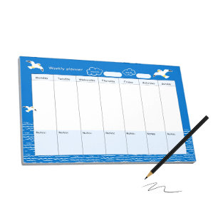 Seabirds and sea notepad