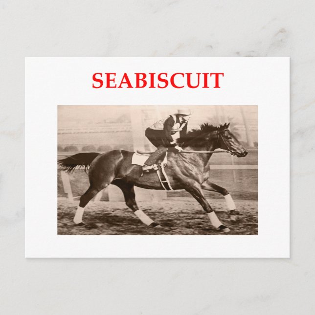 seabiscuit postcard (Front)