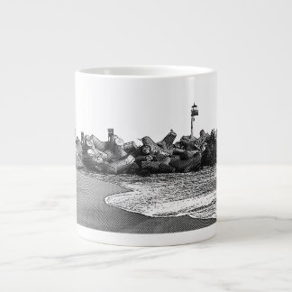 Seabright Beach, Père Noël Cruz 20 oz Jumbo Mug