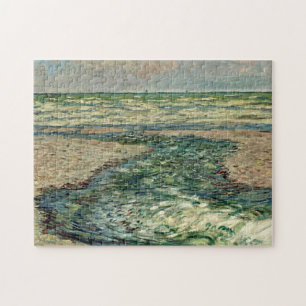 Seacoast of Pourville Low Tide Monet Fine Art Jigsaw Puzzle