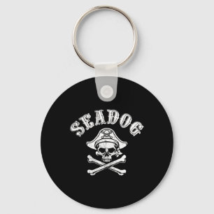 Seadog Pirate Boating Sailing Yachting Cruise Men  Keychain