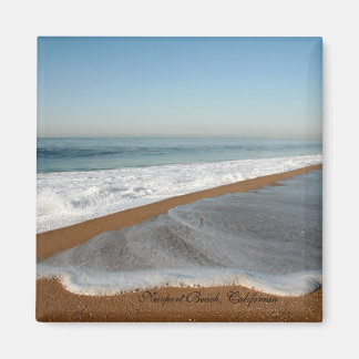 Seafoam Beach Magnet Square