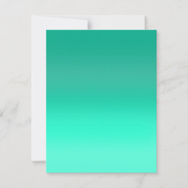 Seafoam Fade  Card (Front)