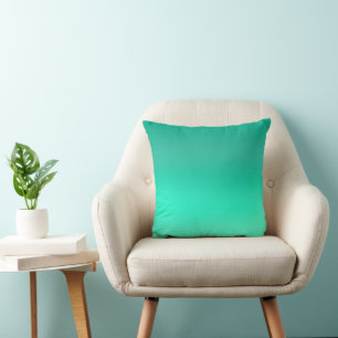 Seafoam Fade  Throw Pillow