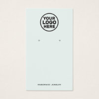 Seafoam Green Earring Add Logo Display Holder
