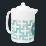 Seafoam Green Geometric<br><div class="desc">Stylish and trendy modern geometric pattern. Shown here in shades of seafoam green for that totally Chic look</div>
