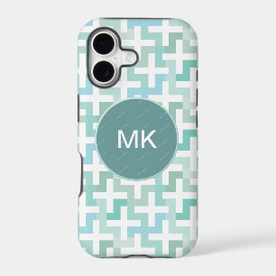 Seafoam Green Geometric