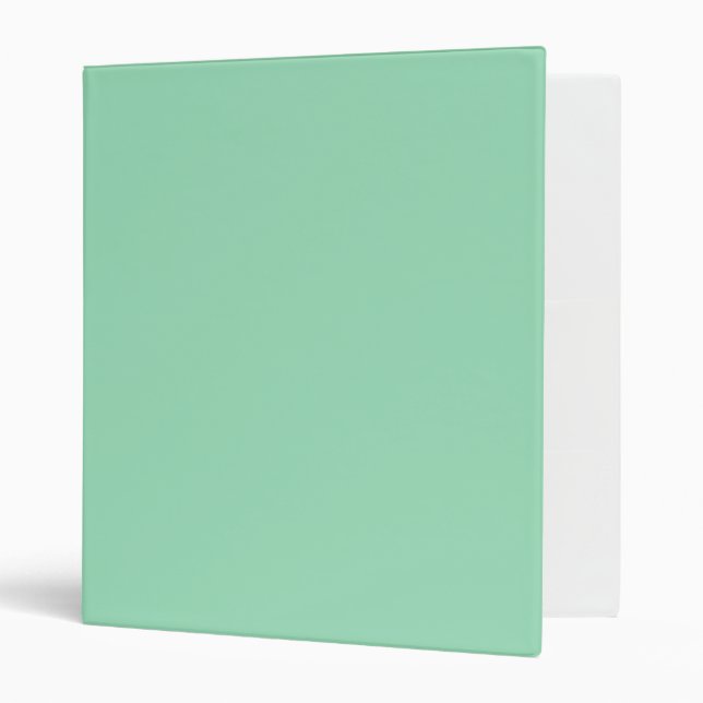 Seafoam Green Solid Colour Binder (Front/Inside)