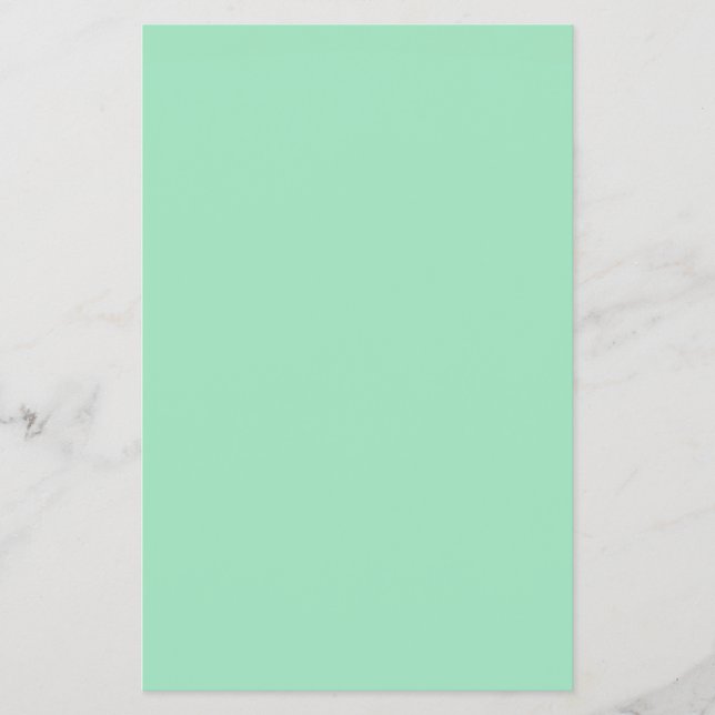 Seafoam Green Solid Colour Flyer (Front)