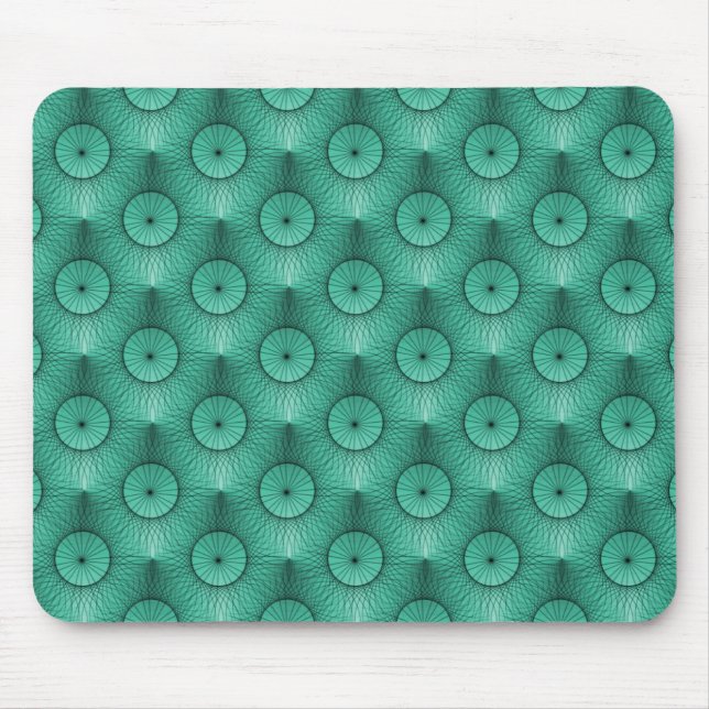 Seafoam Green Ultramodern Chic Mousepad (Front)