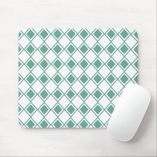 Seafoam Harlequin  Mouse Pad