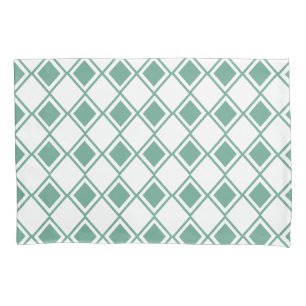 Seafoam Harlequin  Pillowcase