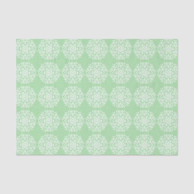 Seafoam Mandala Tissue Paper (Front)