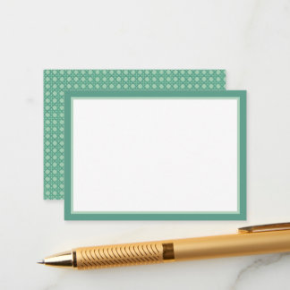 Seafoam Rattan Enclosure Card