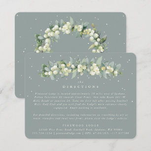 Seafoam Snowberry+Eucalyptus Garland Directions Enclosure Card