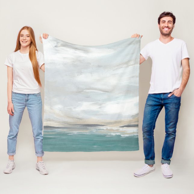 Seafoam Vista Fleece Blanket (In Situ)