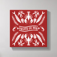 Seafood Art Decor Prints