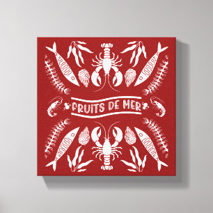 Seafood Art Decor Prints