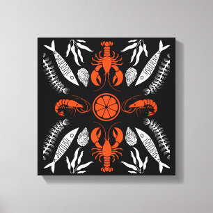 Seafood Art Decor Prints