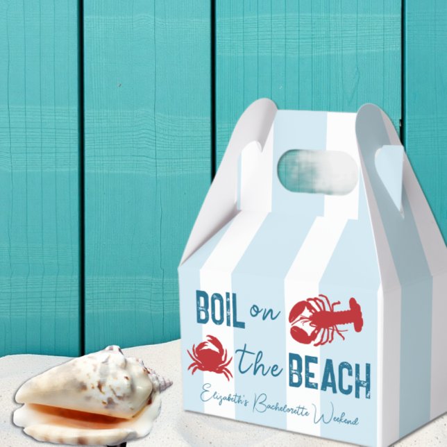 Seafood Boil Bachelorette Party Favor Box (Creator Uploaded)