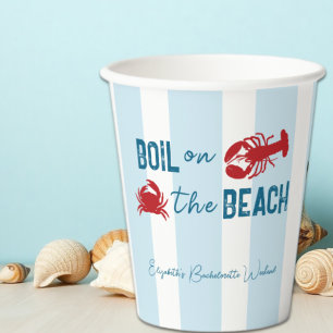 Seafood Boil Bachelorette Party Paper Cups