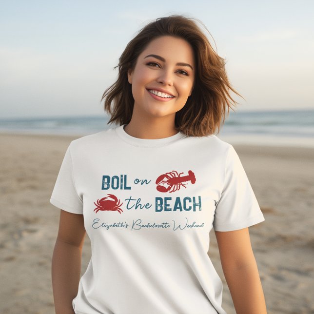 Seafood Boil Bachelorette Party T-Shirt (Creator Uploaded)