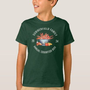 Seafood Boil Family Reunion Crawfish Summer Party T-Shirt