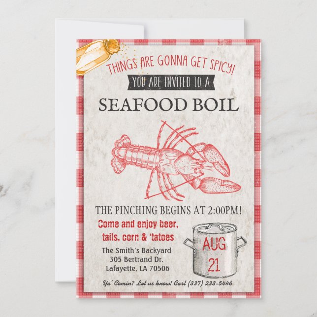 Seafood Boil Invitation (Front)