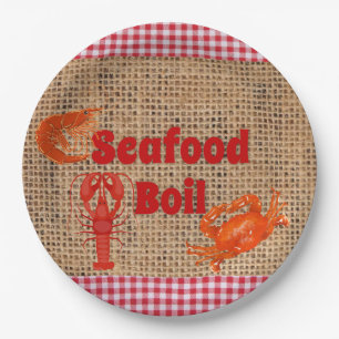 Seafood Boil  Paper Plate