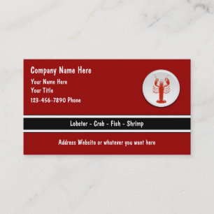 Seafood Business Cards