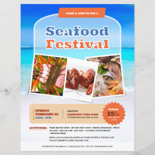 Seafood Festival Flyer Template