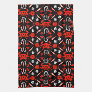 Seafood Foodie Gifts Kitchen Towel