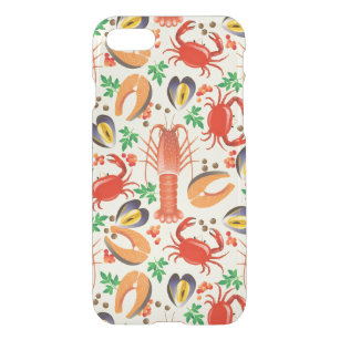 Seafood Pattern iPhone SE/8/7 Case