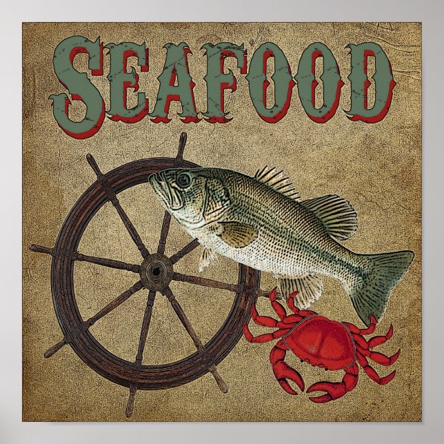 Seafood Poster (Front)