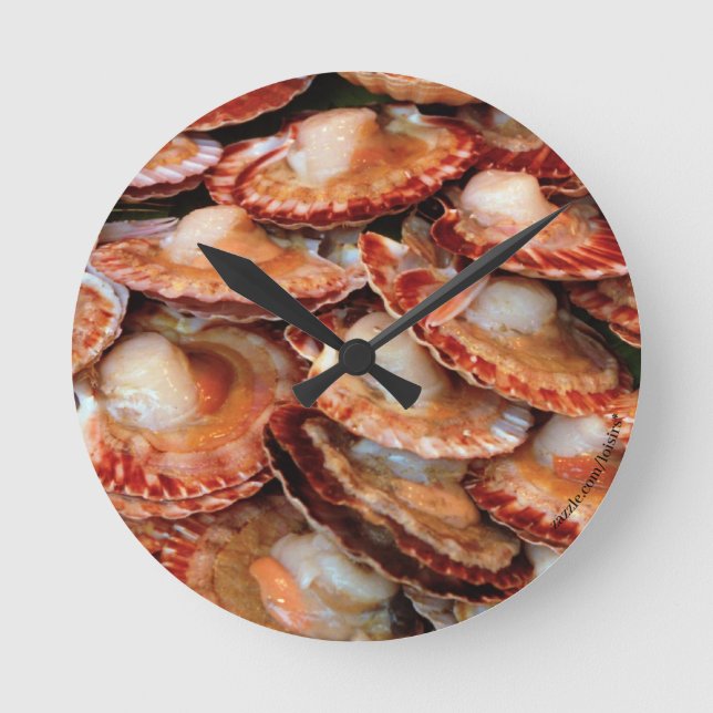 Seafood Round Clock (Front)