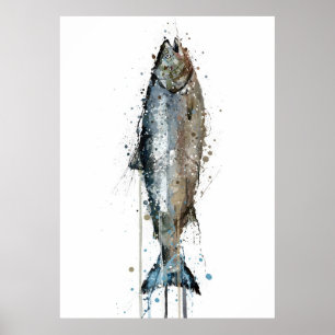 Seafood Salmon Poster