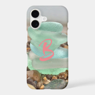 Seaglass and beach sand teal blue green brown
