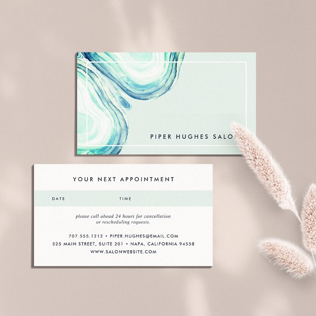 Seaglass Geode | Appointment Card (Creator Uploaded)