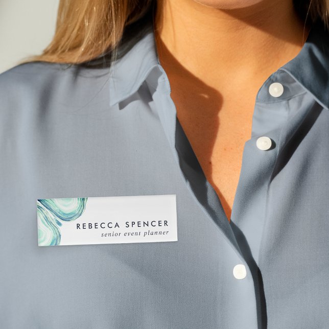 Seaglass Geode Name Tag (Creator Uploaded)