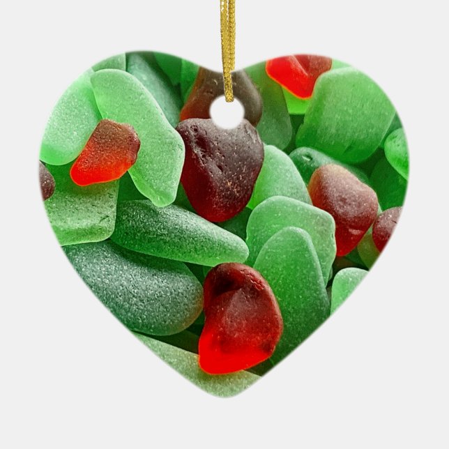 Seaglass Holiday Ornament (Front)