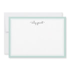Seaglass Personalized Stationery Flat Note Card