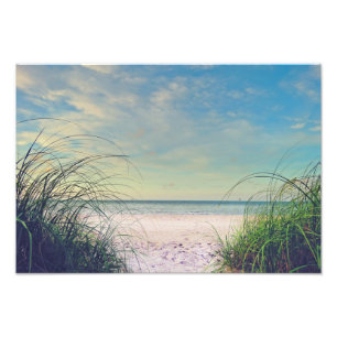 Seagrass On The Beach Print