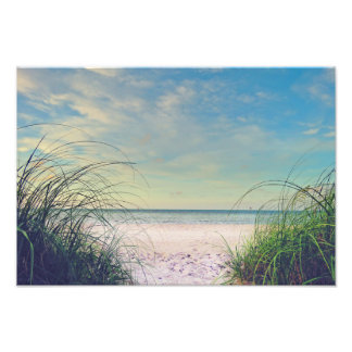 Seagrass On The Beach Print
