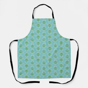 Seagreen Tribal Green Sea Turtles Apron